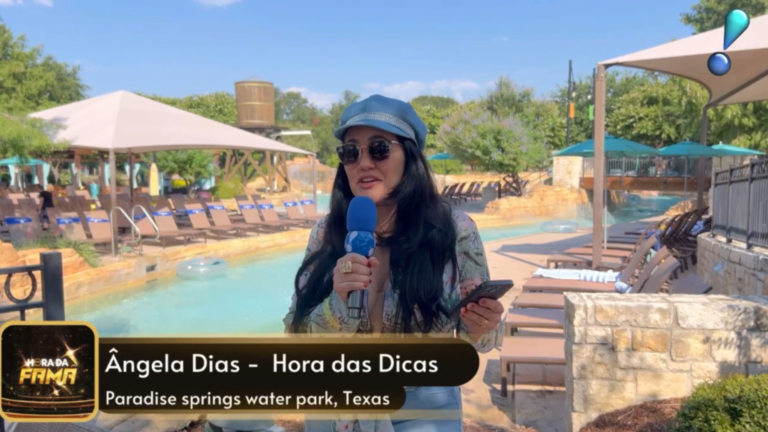 Paraíso Aquático no Texas: Uma Aventura em Paradise Springs, com a Repórter Ângela Dias