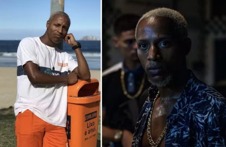 Gari do Rio conta como concilia trabalho nas ruas com a carreira de ator Gari do Rio conta como concilia trabalho nas ruas com a carreira de ator